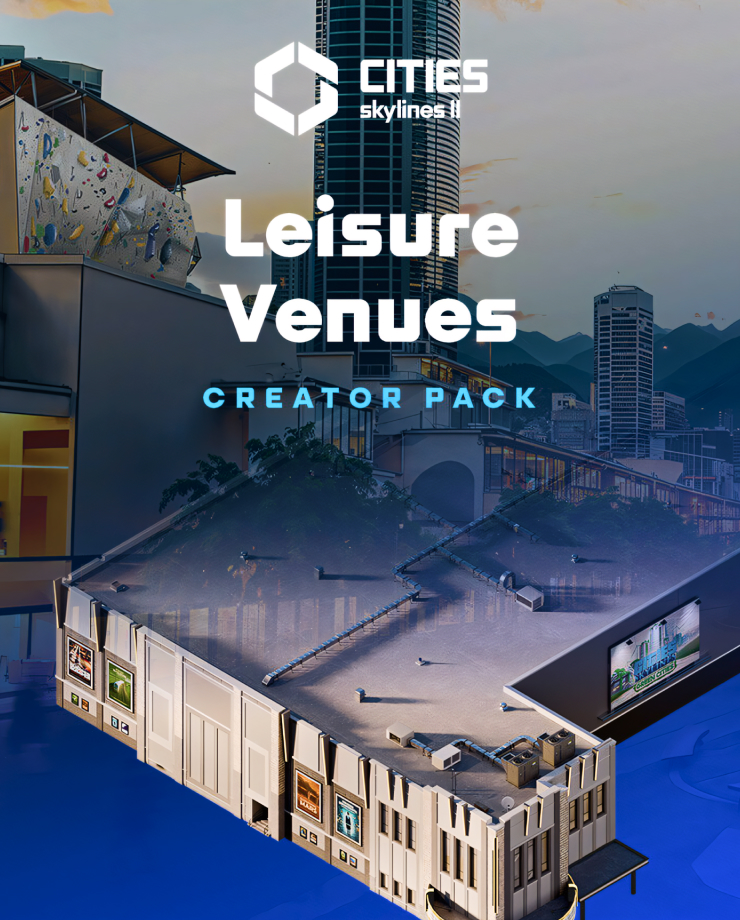 Cities: Skylines II — Creator Pack: Leisure Venues