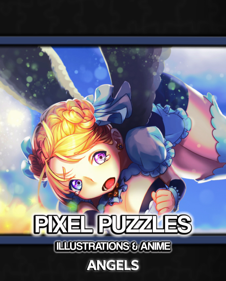 Pixel Puzzles Illustrations & Anime — Jigsaw Pack: Angels