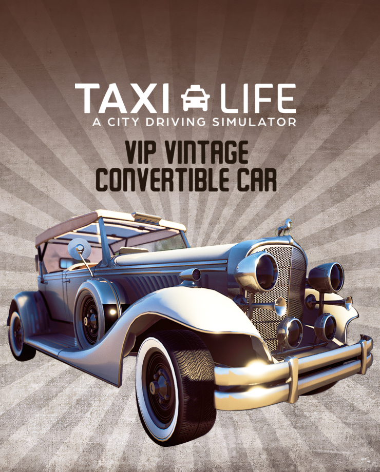 Taxi Life: A City Driving Simulator — VIP Vintage Convertible Car