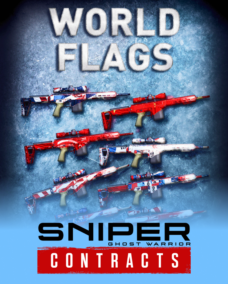 Sniper Ghost Warrior Contracts — World Flags Skin Pack