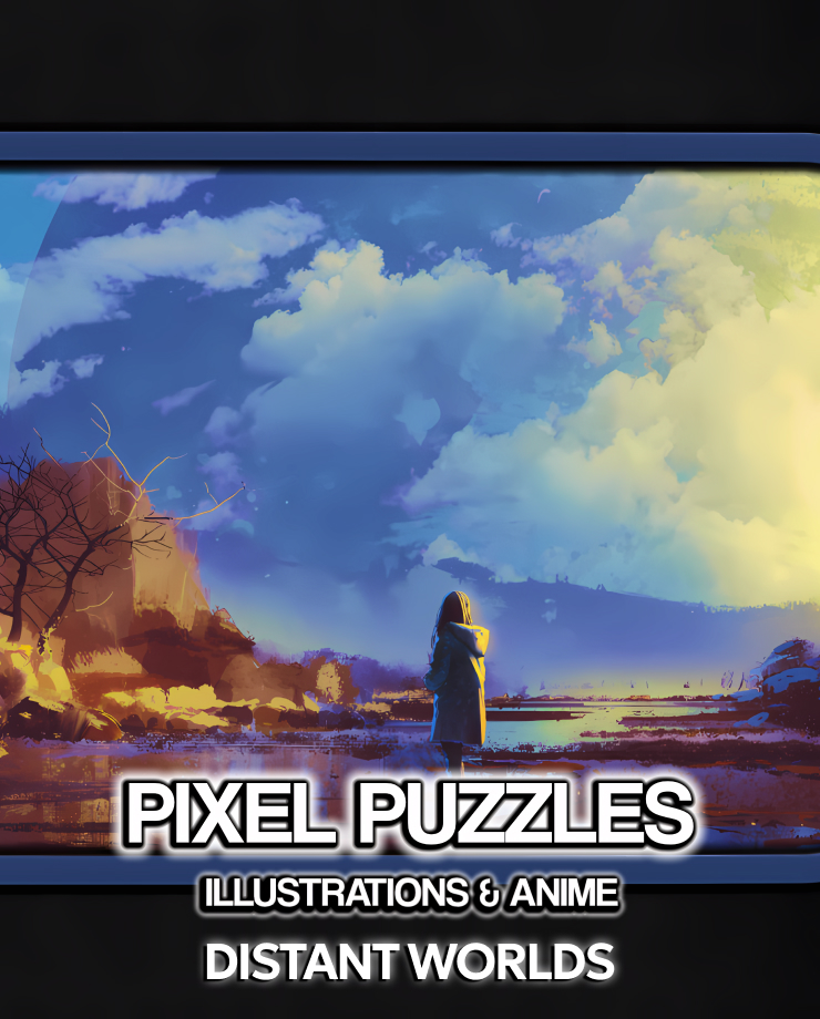 Pixel Puzzles Illustrations & Anime — Jigsaw Pack: Distant Worlds