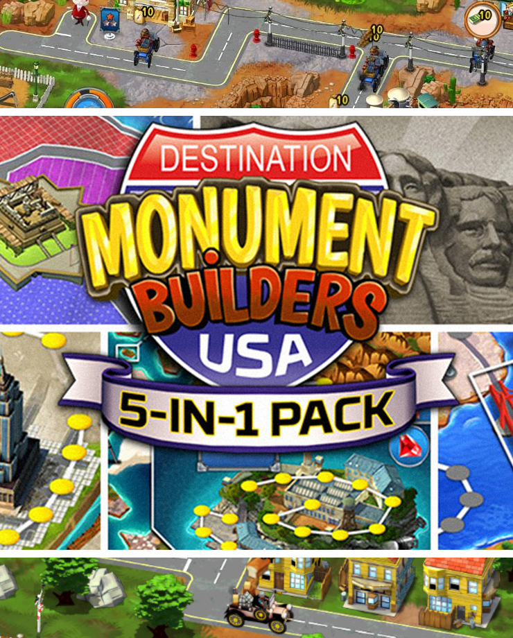 5-in-1 Pack — Monument Builders: Destination USA