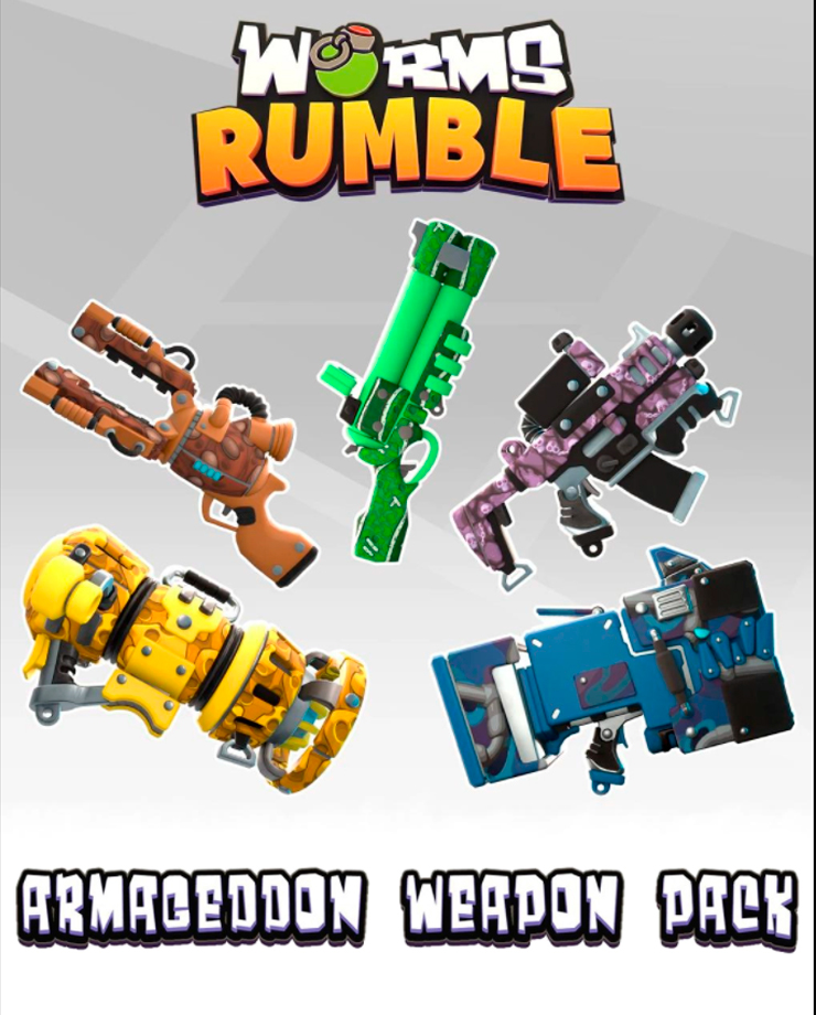 Worms Rumble — Armageddon Weapon Skin Pack