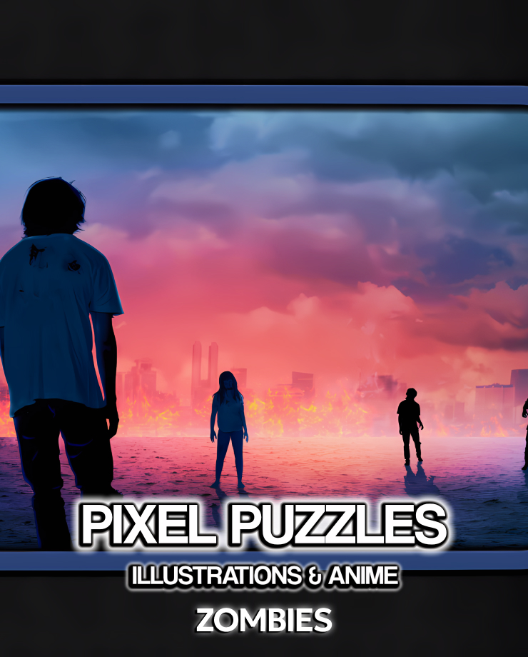 Pixel Puzzles Illustrations & Anime — Jigsaw Pack: Zombies