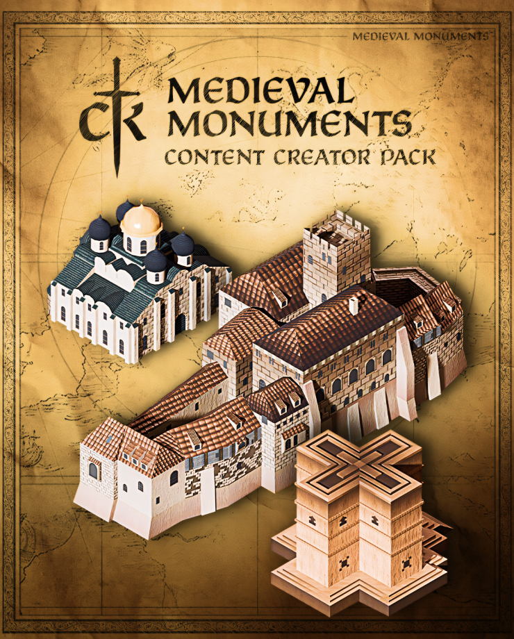Crusader Kings III Content Creator Pack: Medieval Monuments (PC и Mac)