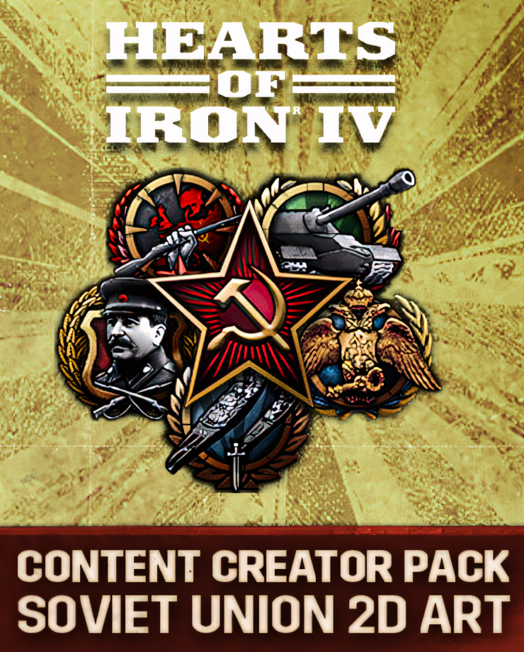 Hearts of Iron IV: Content Creator Pack — Soviet Union 2D Art (PC и Mac)