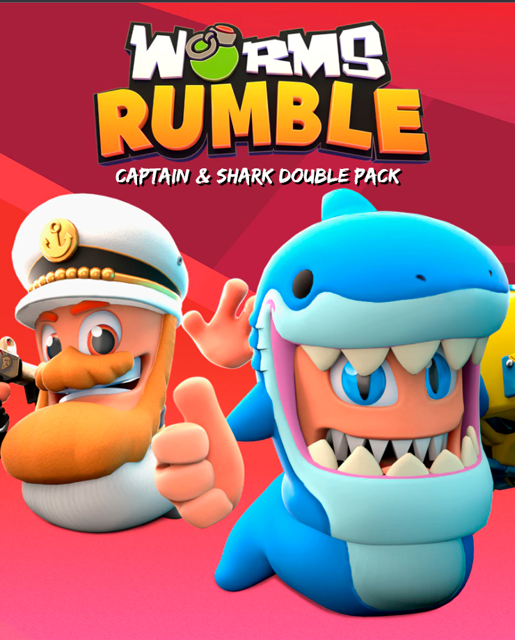 Worms Rumble — Captain & Shark Double Pack