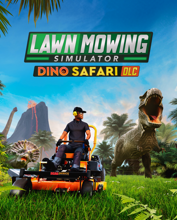 Lawn Mowing Simulator — Dino Safari