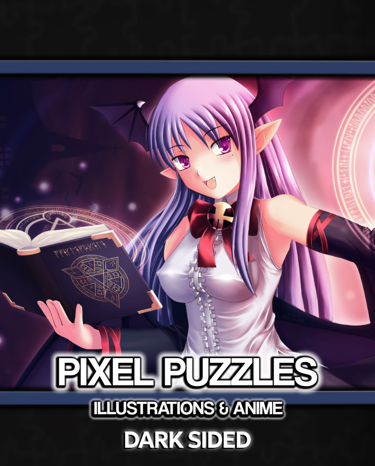 Pixel Puzzles Illustrations & Anime — Jigsaw Pack: Dark Sided