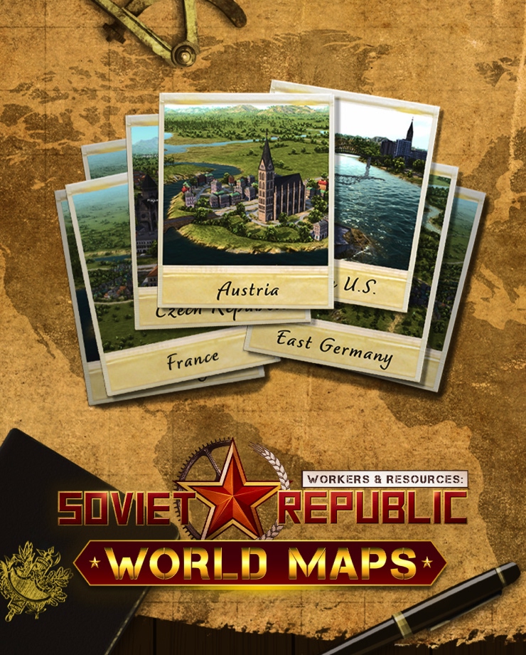 Workers & Resources: Soviet Republic — World Maps