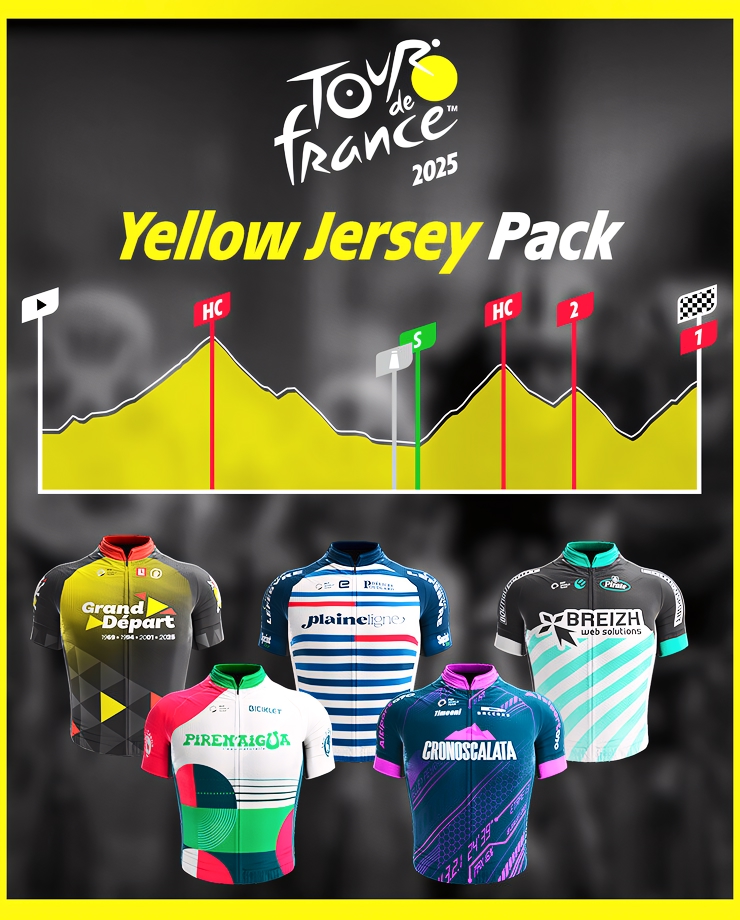 Tour de France 2025 — Yellow Jersey Pack